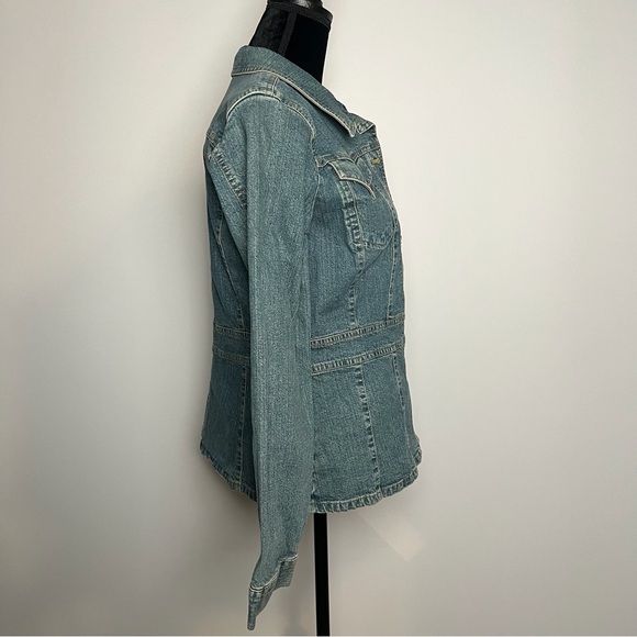 Axcess by Liz Claiborne Jean Jacket - Size Large - Picture 3 of 7